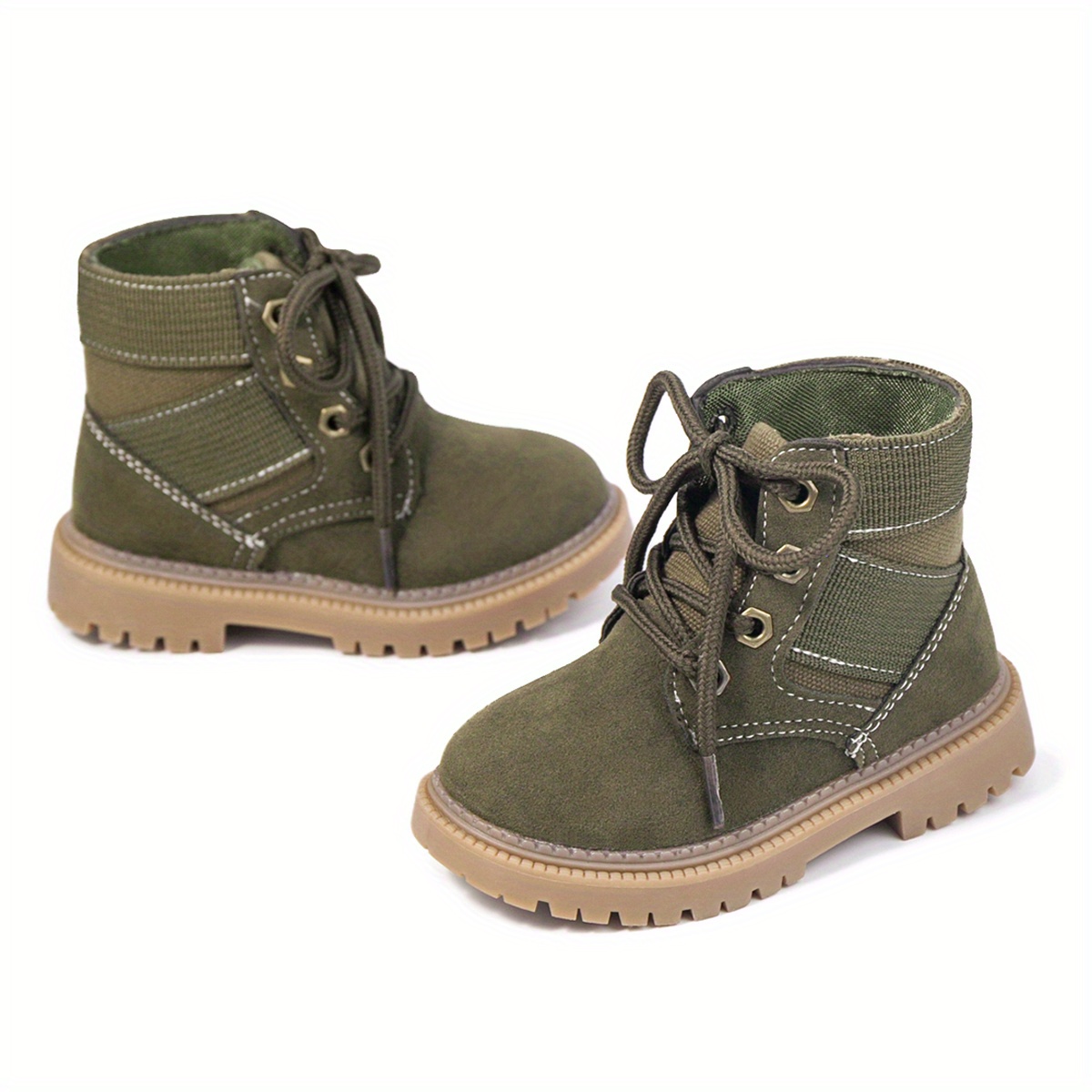 classic lace up kids comfortable non slip boots for indoor details 1