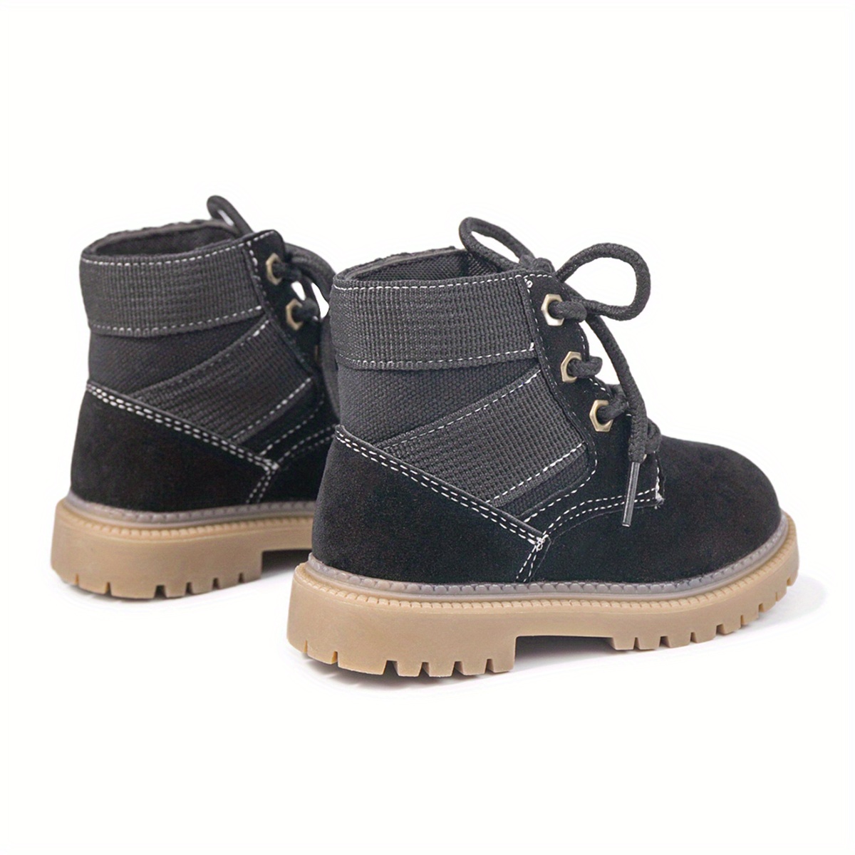 classic lace up kids comfortable non slip boots for indoor details 6