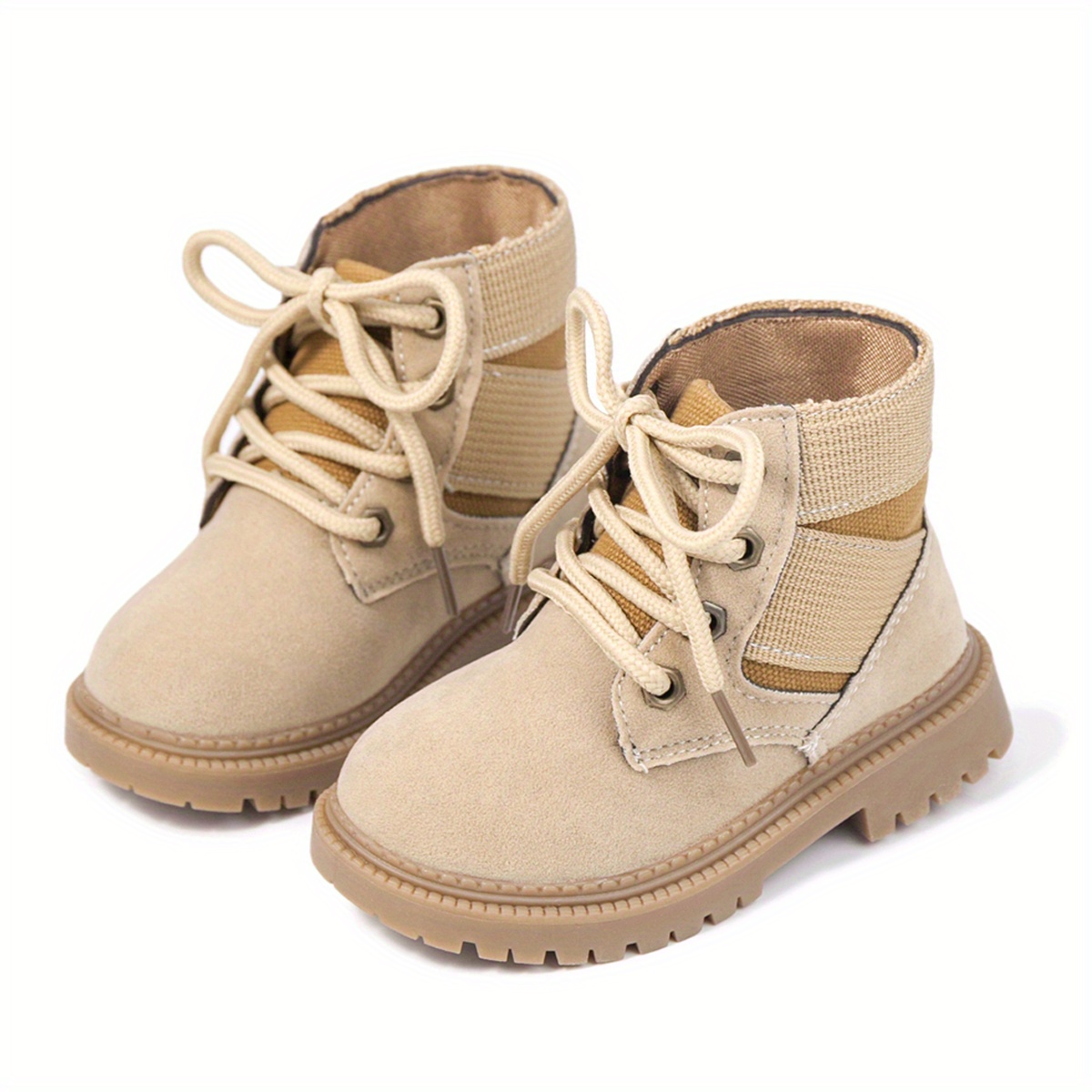 classic lace up kids comfortable non slip boots for indoor details 9