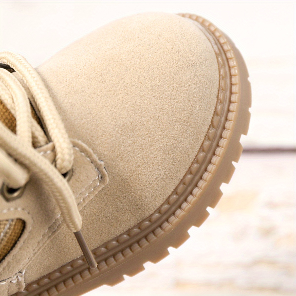 classic lace up kids comfortable non slip boots for indoor details 11